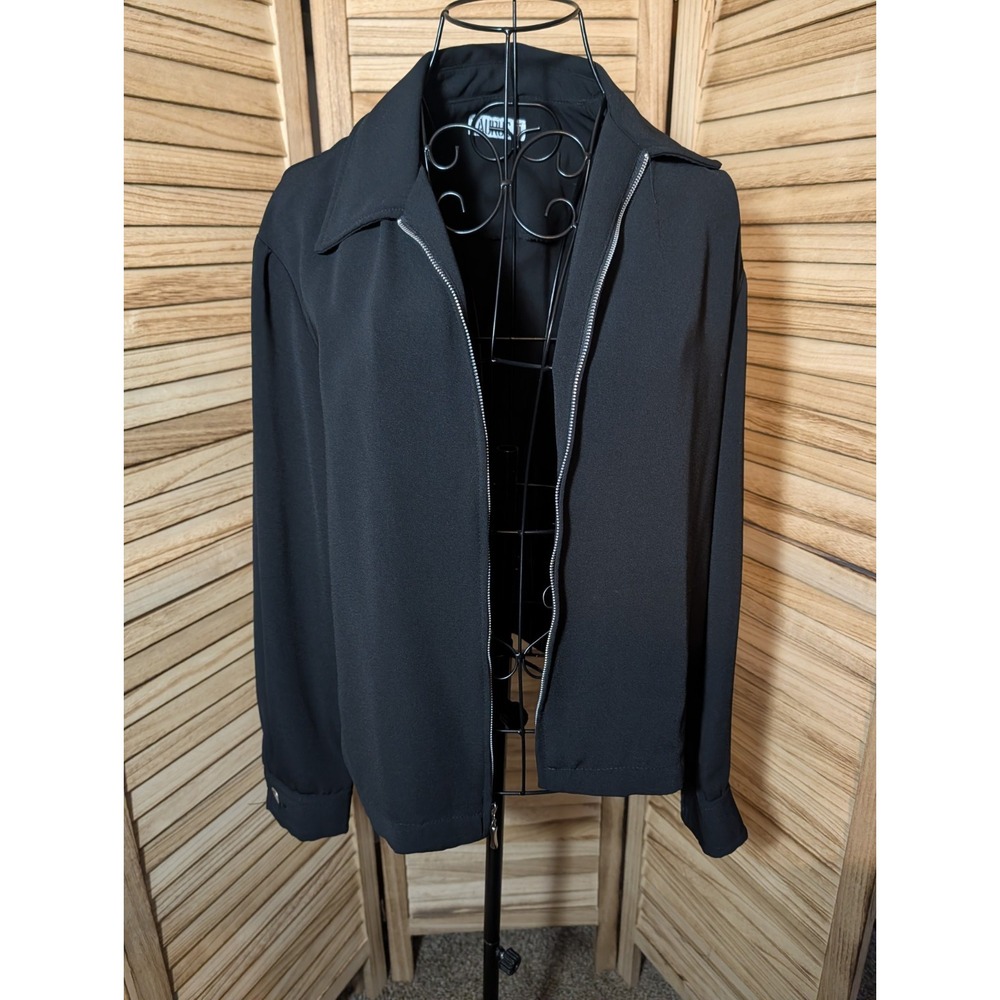 Taurus II Womens Stretch Softshell Jacket Black  Medium Zip Up